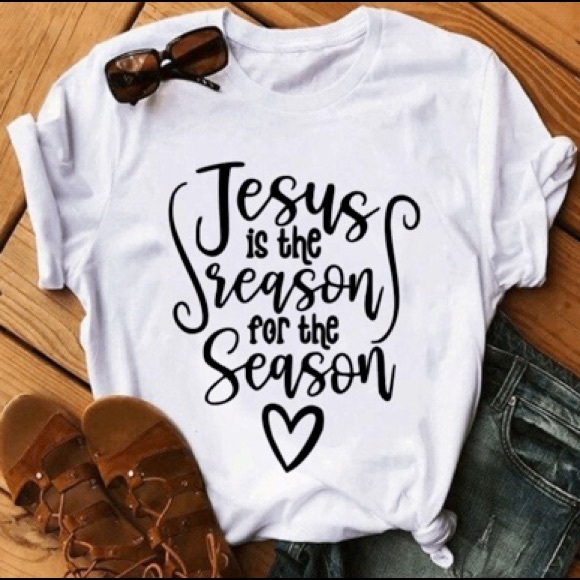 Gildan Tops - Jesus is the reason for the season